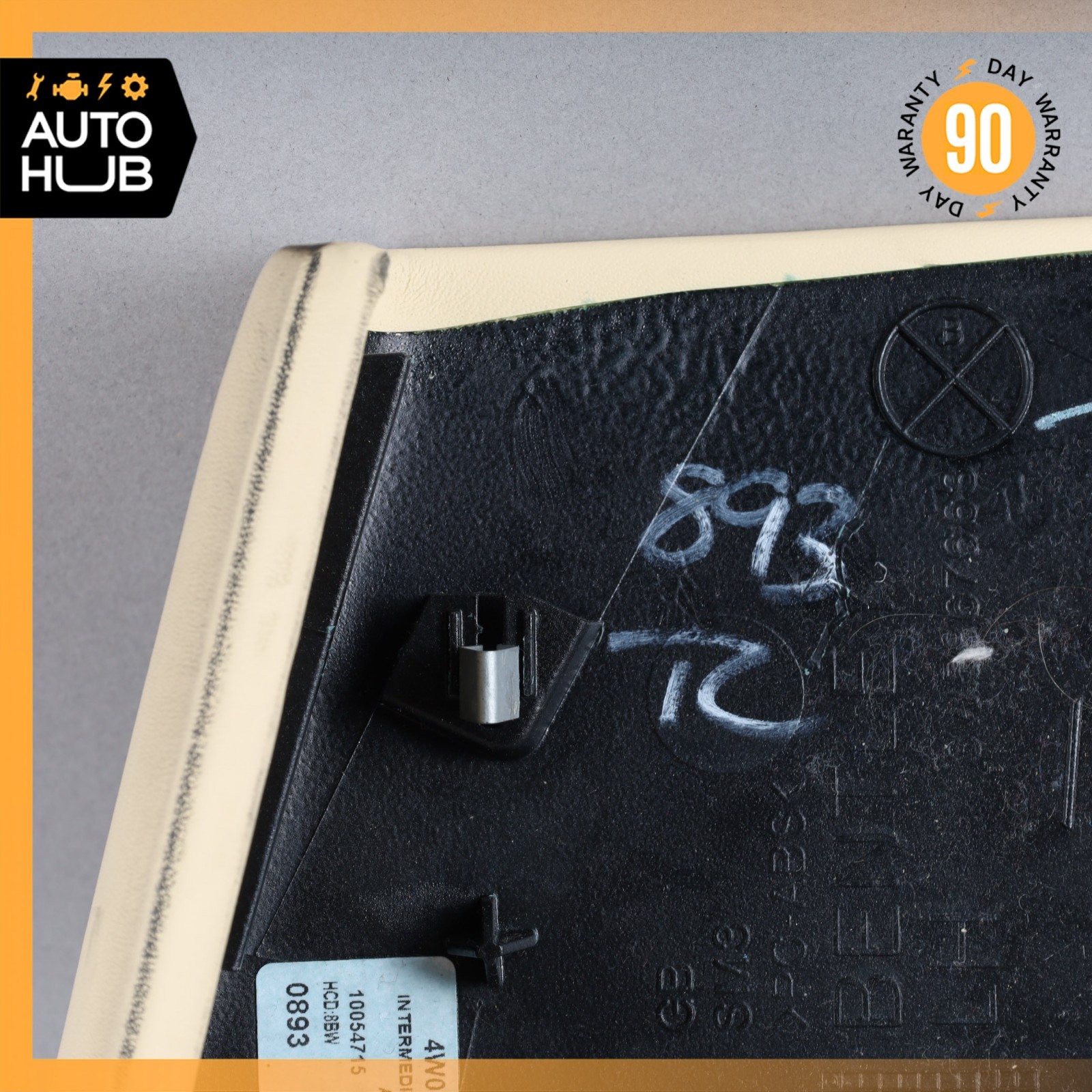 14-18 Bentley Flying Spur Left Lower B-Pillar Cover Trim 4W0868617 OEM 40k