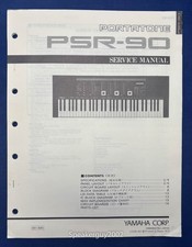 Original Yamaha PortaTone PSR-90 Keyboard Service Manual