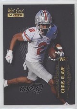 2022 Wild Card MATTE Black Chris Olave #MB-13 Rookie RC w1s. rookie card picture