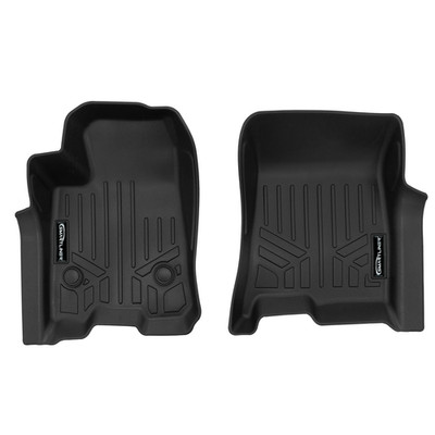 SMARTLINER All Weather Protection Custom Fit Black 1st Row Floor Mat Liner Set C
