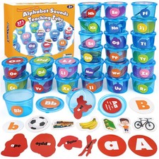 Joyreal Alphabet Learning Toys for Toddlers - 26 Soup Sorters Medium