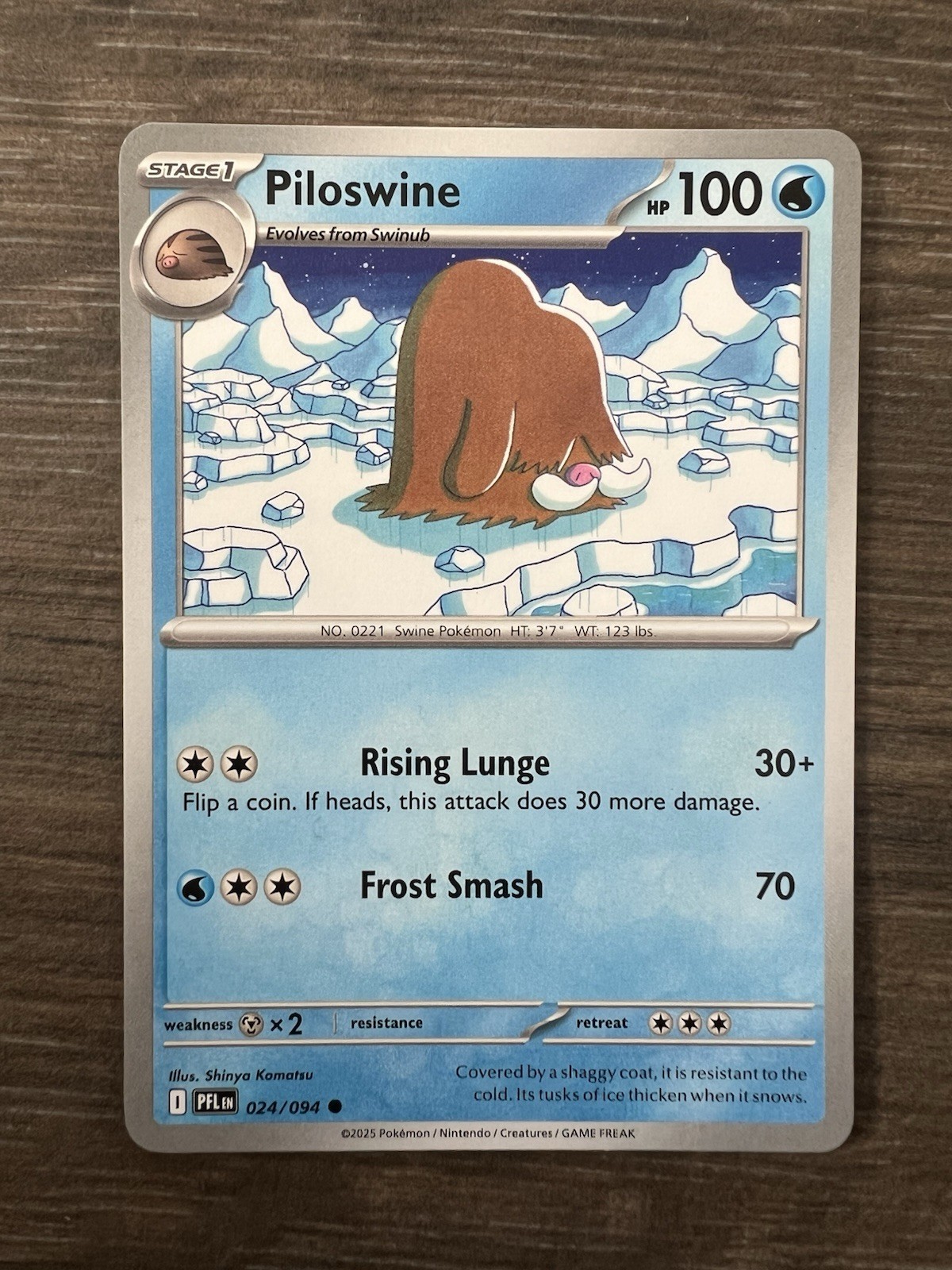 Piloswine 024/094 Me02: Phantasmal Flames Regular