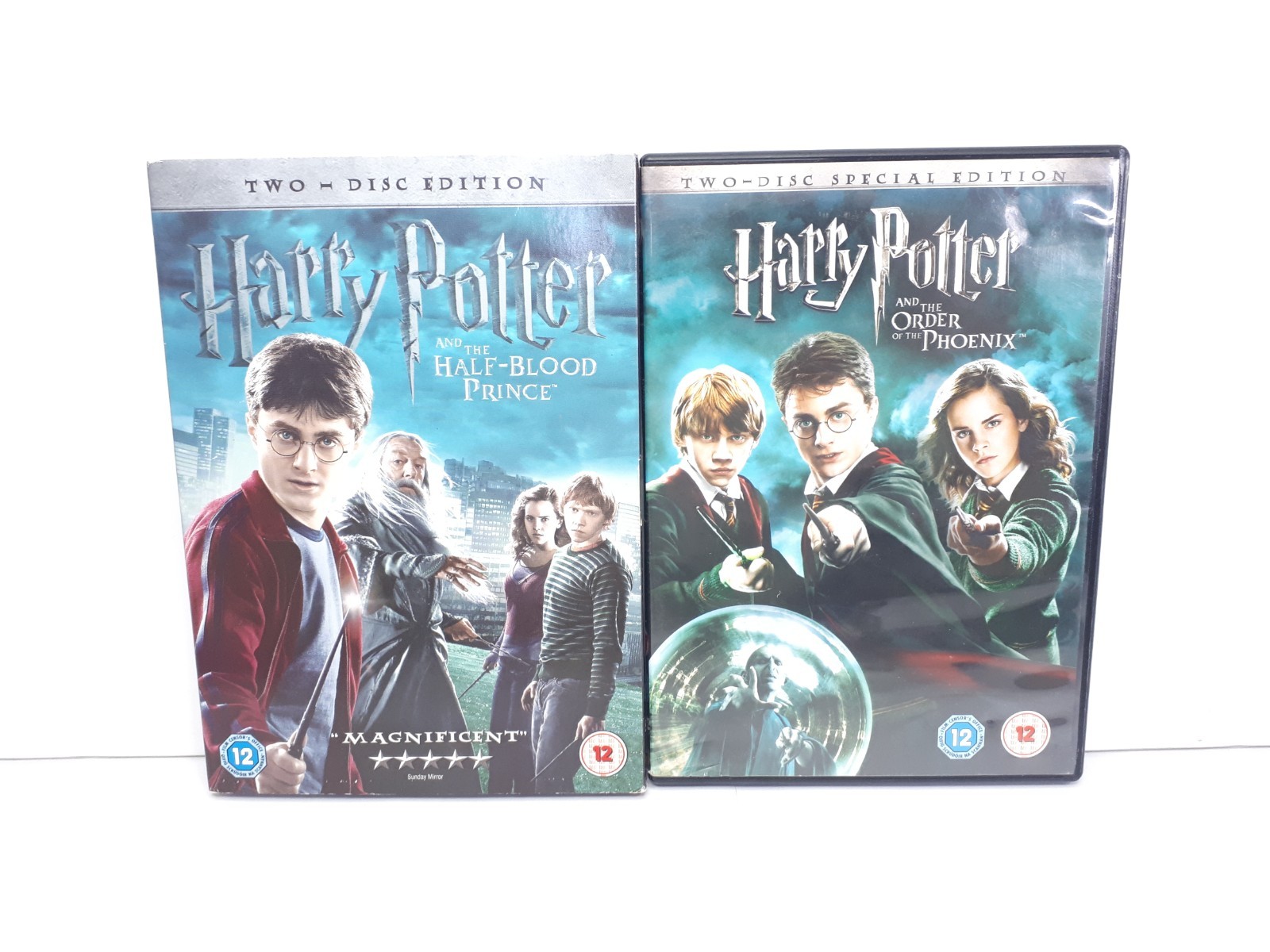 Harry Potter And The Order Of The Phoenix & The Half Blood Prince DVD Bundle VGC