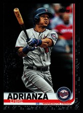 Ehire Adrianza Minnesota Twins 2019 Topps Black #608 SN /67