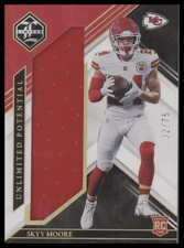 2022 Panini Limited #LP-SMO Skyy Moore Unlimited Potential Gold Spotlight #/75