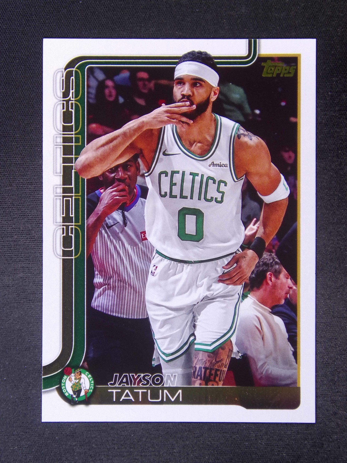 2025-26 Topps Flagship NBA Jayson Tatum #1 Golden Mirror Variation SSP 1:923
