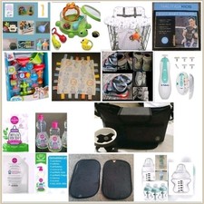 Huge Baby Essentials Lot 89 Items Carrier Stroller Bag Bottles Soap Nail Trimmer