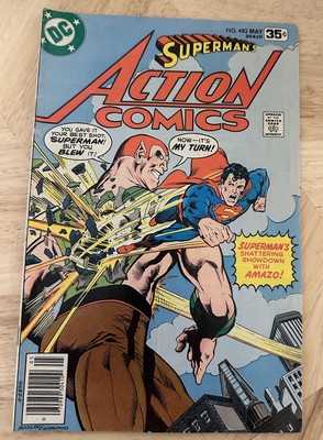 1978 Action Comics Vol. 1 #483 ''Sleep No More'' Vintage Superman vs. Amazon