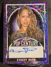 STACY DASH AUTOGRAPH 1/8 Card # BA-SD1 LEAF POP CENTURY 2024 BLUE 