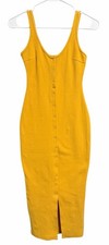 Tiger Mist Verna Bodycon Midi Sleeveless Dress Golden Women’s Size XS