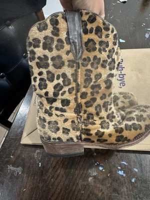 Tanner mark Girls Size 12 Western Boots Leopard