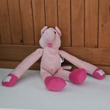 Pink Pig Plush Toy with Long Arms and Legs Cute Soft Stuffed Animal Grippy Hands