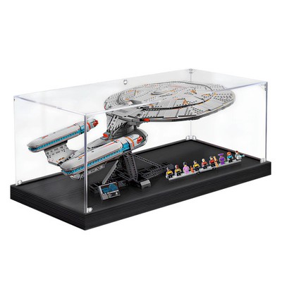 Acrylic Display Case for LEGO Star Trek: U.S.S. Enterprise NCC-1701-D 10356