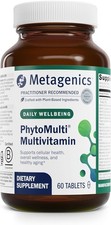Metagenics PhytoMulti Multivitamin Without Iron - Daily 60 Count (Pack of 1) 