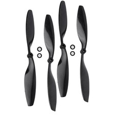 1045 Carbon Fiber CW/CCW Propeller 5/6MM Alloy Ring For F450 F550 Quadcopter