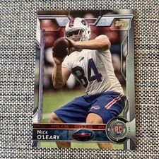 2015 Topps Football Nick O'Leary Buffalo Bills rookie card #419. rookie card picture
