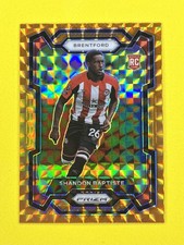 Shandon Baptiste Panini Prizm Premier 2023-24 EPL Brentord Orange Mosaic #147