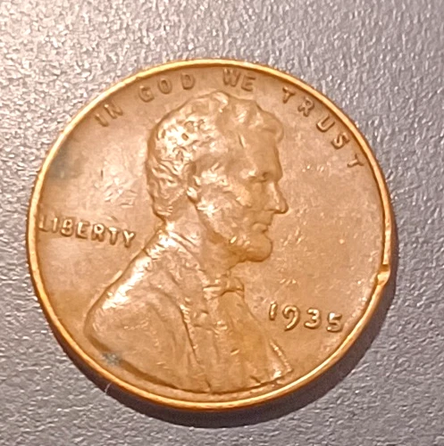 1935 Lincoln Wheat Cent/Penny No Mint Mark US Old Coin Circulated (#1)