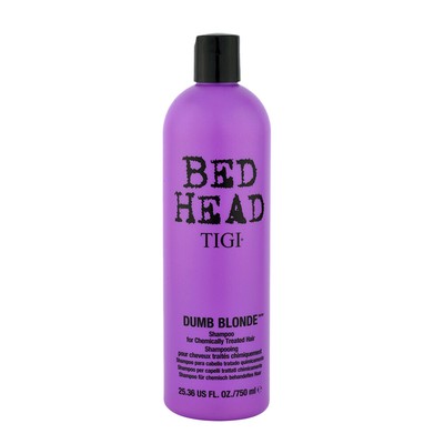 TTigi Bed Head Dumb Blonde Shampoo 750ml - Shampoo für behandeltes blondes Haar