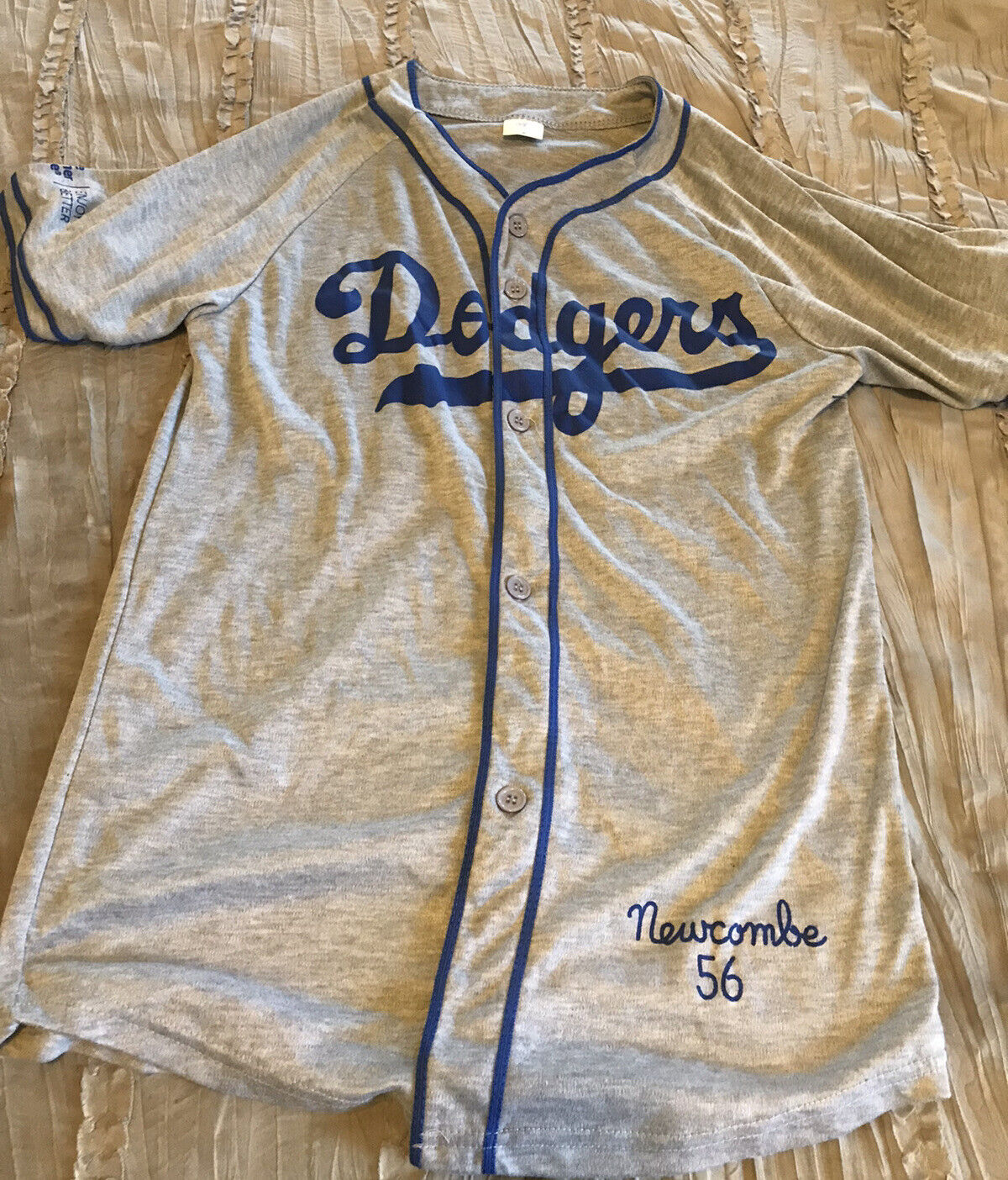 Majestic Athletic Los Angeles Dodgers Replica Baseball Jersey Black/Gold