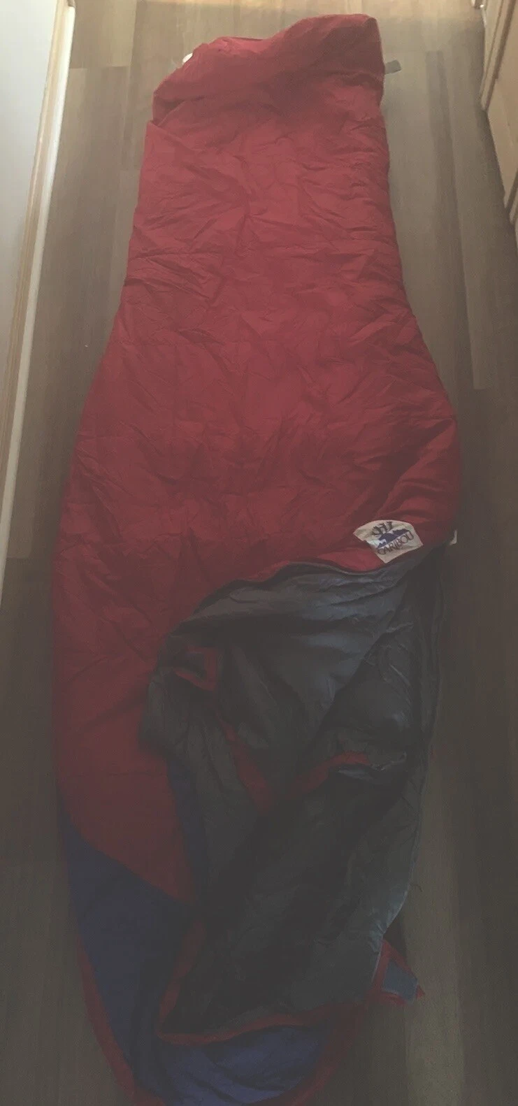 Caribou Mountaineering Sleeping Bag Highcamp Model Poly Fiber Batting VG