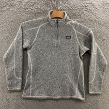 Patagonia Better Half Zip Sweater Youth XXL Gray Knitted Long Sleeve Mock Neck