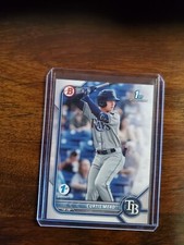 2022 Bowman 1st First Edition Prospect Curtis Mead #BPPF-10 Base TB Rays