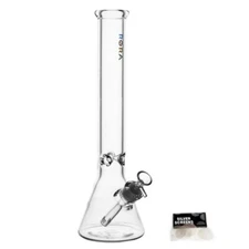 16in Heavy 6mm Thick Glass Bong Smoking Hookah Water Pipe 14mm Bowl Beaker