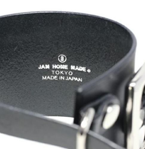 Fashion accessories JAM HOME MADE POST Leather bracelet Double Black Japan - Picture 7 of 9