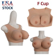 Lightweight Summer Silicone F Cup Breast Form Fake Boobs Crossdresser Cosplay