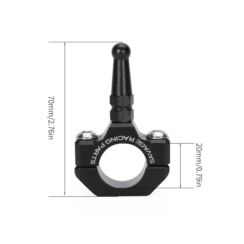 Soporte lateral extensión pedal asistente herramienta soporte para DUCATI Diavel 1260/S Foto 2 de 4