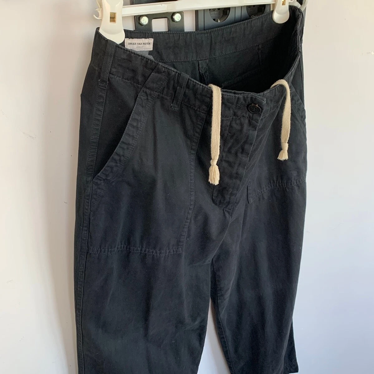 Vintage DRIES VAN NOTEN Pants Trousers Faded Blue