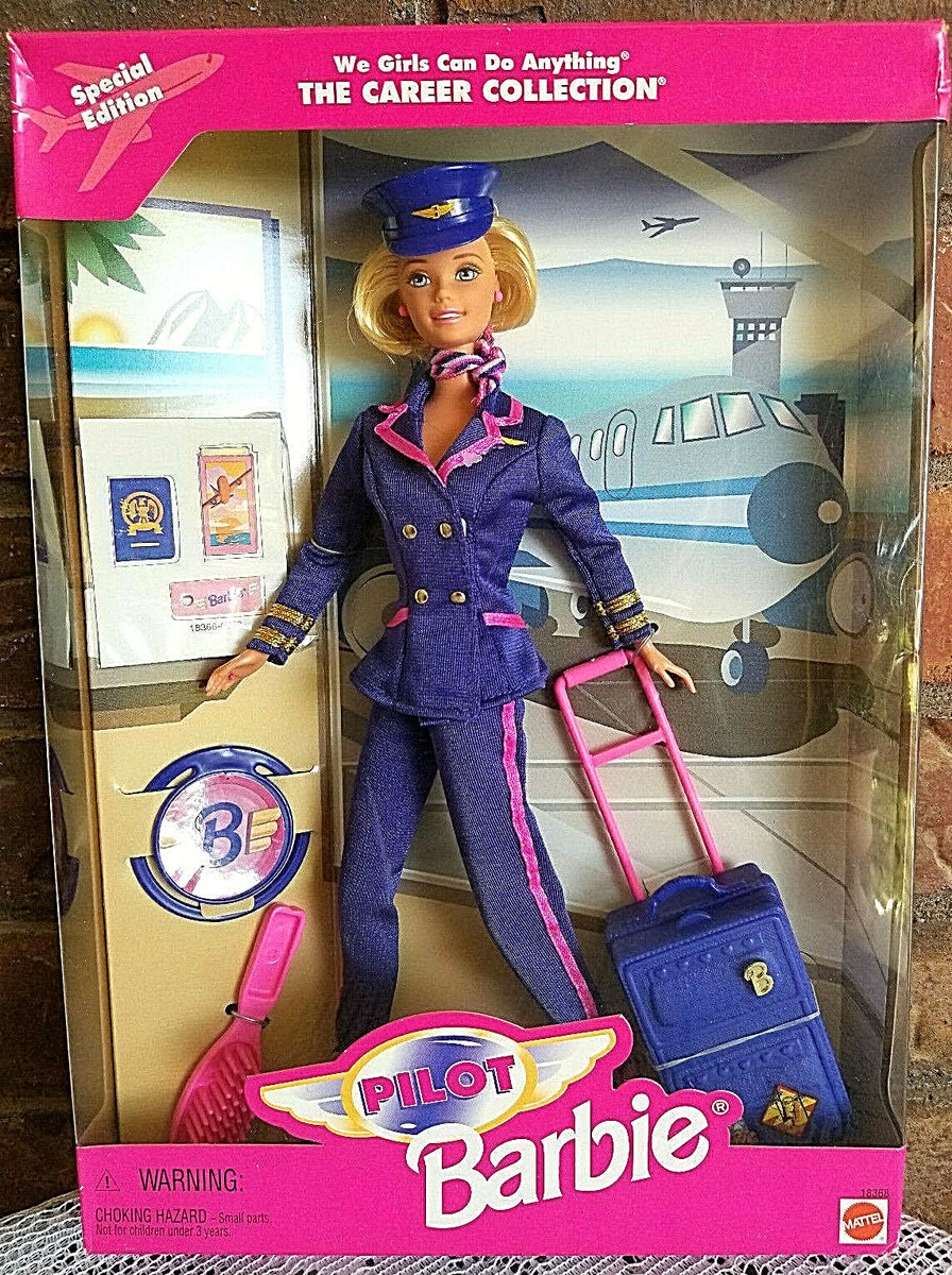 1997年パイロットバービー Barbieマテル飛行機バービー 1997 SPECIAL EDITION CAREER COLLECTION PILOT BARBIE (over 50-5