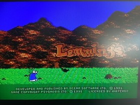 Lemmings - Nintendo NES / PAL B / FR / FAH-1 