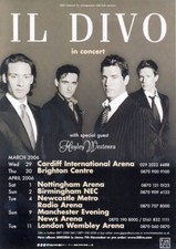 IL DIVO 2006 U.K.TOUR HANDBILL
