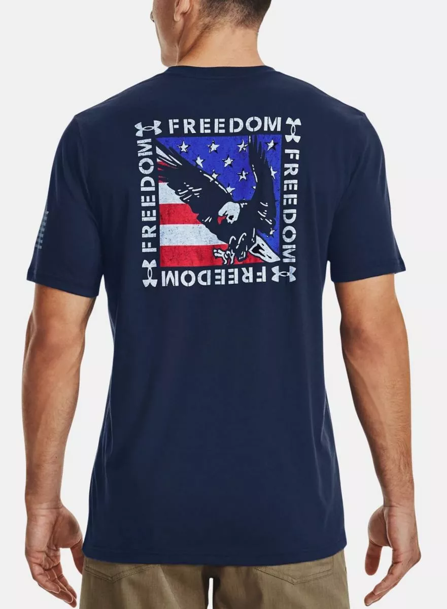 Under armour top freedom eagle shirt