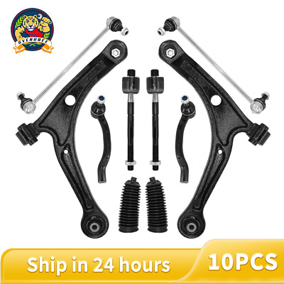 Front Lower Control Arm Kit Tie Rod Sway Bar Boot for 2006 - 2008 PILOT 2006 MDX
