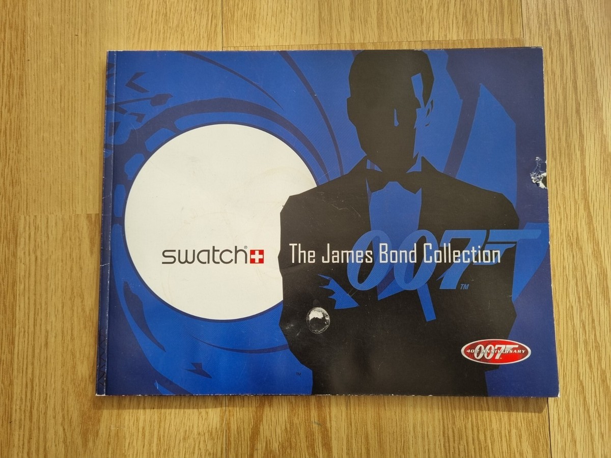 James Bond 007 Swatch Watch Collection 40th Anniversary Brochure - Main Image