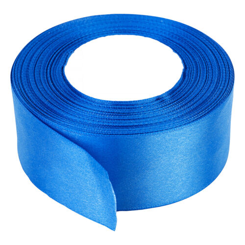 Multicoloured Double Sided Beautiful Satin Ribbon 40mm 50mm Wide Plain Roll 25m - Picture 95 of 133