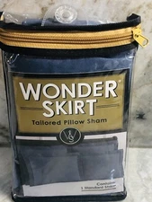 ShipN24hours.NewBed Bath&Beyond Wonder Skirt Tailored Pillow Sham Size Standard.