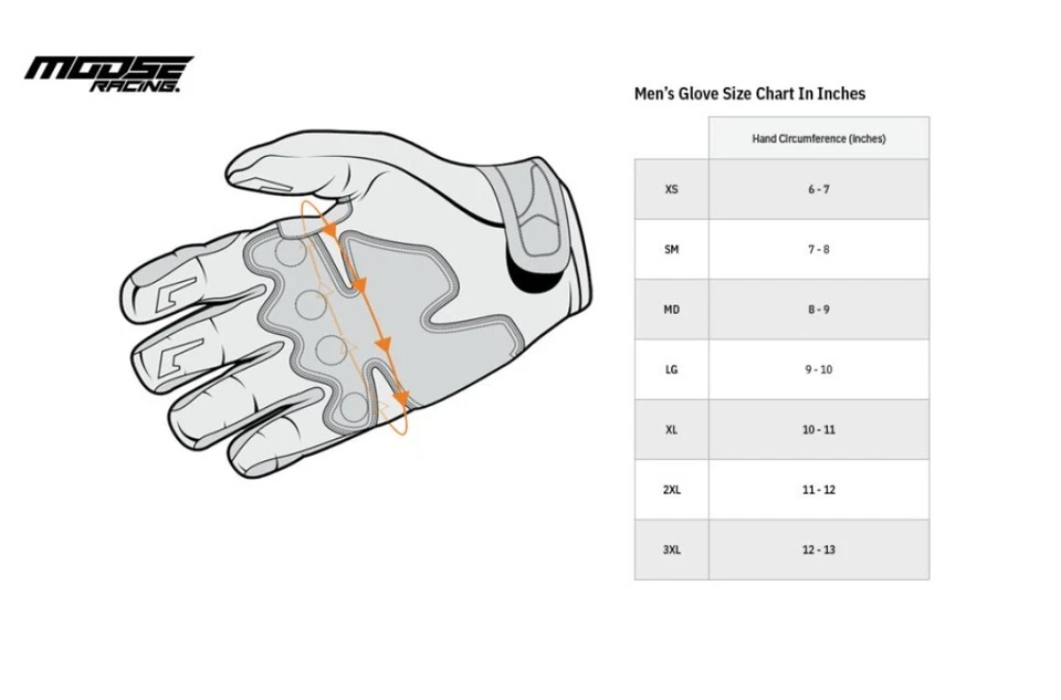 Moose Racing MX1 Gloves for Motocross Offroad Dirt Bike - Men's Sizes - Image 2 of 2