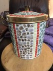 Mosaic Designed Larger size  Ice Bucket With matching lid.  — photo 1