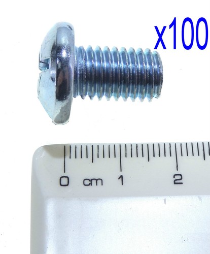 M10 BZP Pan Head Screws 30, 20 or 15mm, spacers 5 or 10mm plus M10 washers. - Picture 11 of 30