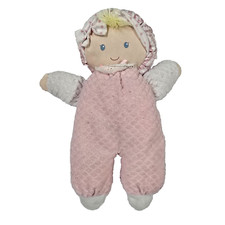 Eden Baby Doll Pink Terrycloth Waffle Thermal Plush Blond Girl Blue Eyes