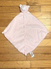 Angel Dear Pink Sleeping Kitten Kitty Cat Security Blanket/Lovey