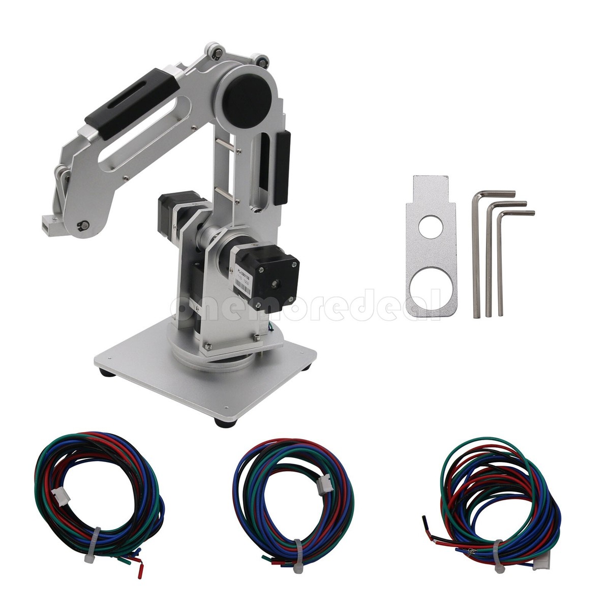 3-Axis Mechanical Robot Arm 3-DOF Robotic Arm+3pcs 42 Gear Motors