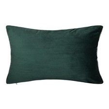 Super Soft Decorative Throw Pillow Cover Luxury 14" x 24" Dark Green J602-25