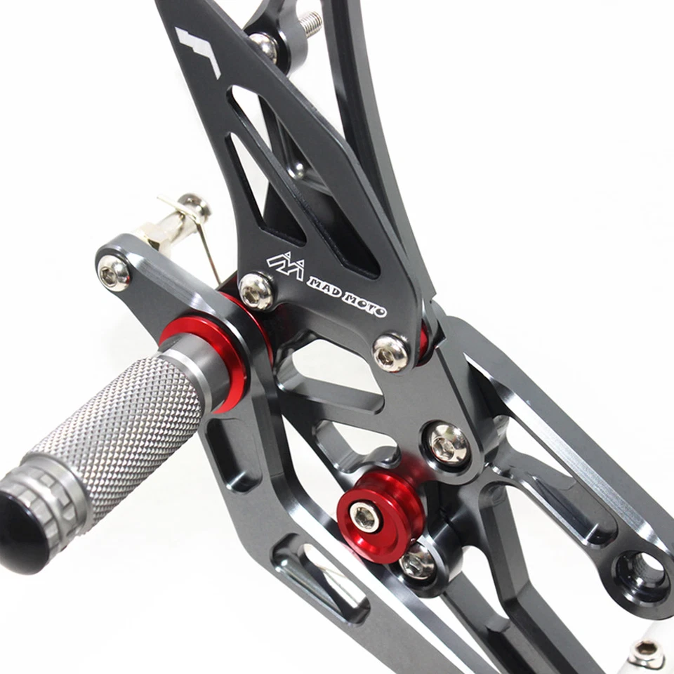 Juego trasero completo ajustable MAD-MOTO estriberas para CBR1000RR 2004-2007 Foto 4 de 4