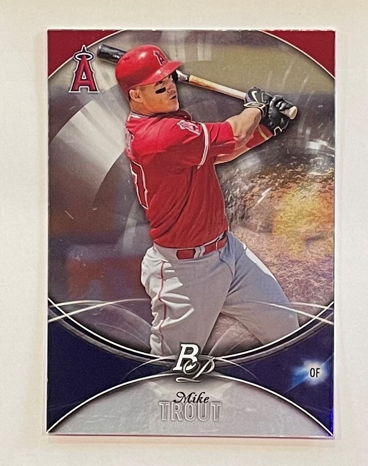 MIKE TROUT - Angels - 2016 Bowman Platinum #1     FS  QTY