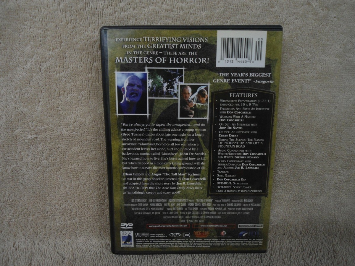 その他 Masters of Horror: Don Coscarelli - Incident on &amp; [DVD] [Import] Masters of Horror - Don Coscarelli: Incident on and off a